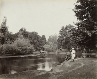Porcsatorna Chunar Bagh alatt, Kashmir, S.O. 1865 (album ezüst nyomat) alkotó: Samuel Bourne