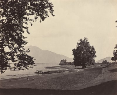 Kasmíri jelenet, c. 1865. alkotó: Samuel Bourne