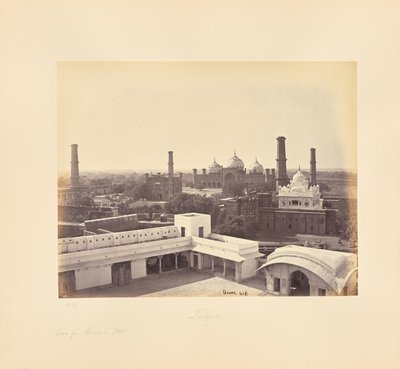 Lahore; kilátás az erőd palotájából alkotó: Samuel Bourne