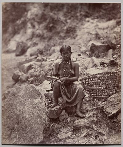 Lepcha Woman (number 1908) alkotó: Samuel Bourne