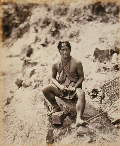 Lepcha ember alkotó: Samuel Bourne