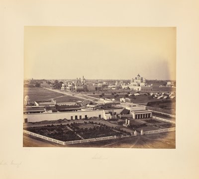 Lucknow; Chutter Manzil stb. Általános látkép alkotó: Samuel Bourne