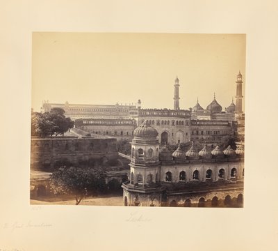 Lucknow; Nagy imambara és mecset alkotó: Samuel Bourne