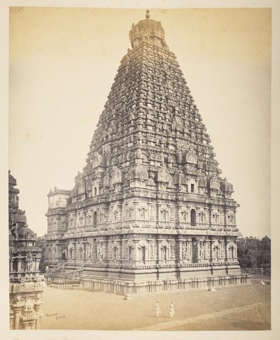 A nagy Pagoda, Tanjore a sáncokból alkotó: Samuel Bourne
