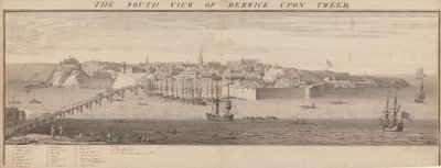 Berwick Upon Tweed déli képe alkotó: Samuel Buck