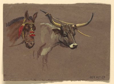 Rajz, Tanulmányok Olaszországból, 1872-73 alkotó: Samuel Colman