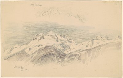 Mt. Baker és Mt. McKensie [recto] alkotó: Samuel Colman