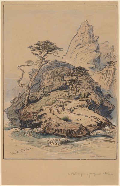 Point Lobos, Kalifornia alkotó: Samuel Colman