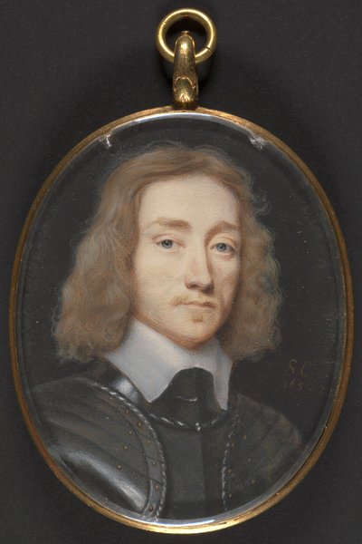 Páncélos férfi portréja alkotó: Samuel Cooper