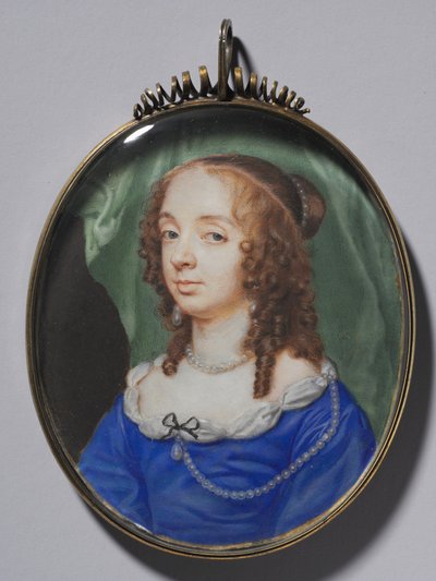 Női portré, 1646. alkotó: Samuel Cooper