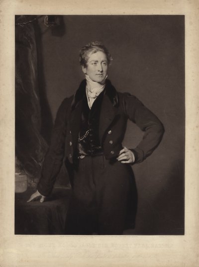 Sir Robert Peel, angol konzervatív politikus és miniszterelnök (metszet) alkotó: Samuel Cousins