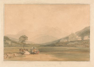 Snowdon a Capel Curigből alkotó: Samuel Davis