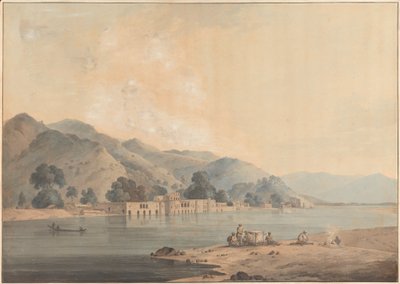 A hurduár felnéz a folyóra alkotó: Samuel Davis