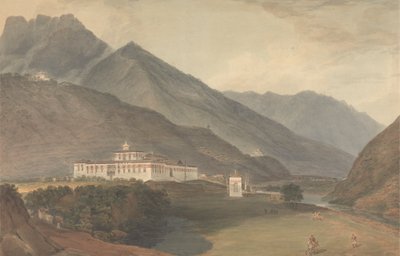 A Deib Rajan palotája Tassisudonban alkotó: Samuel Davis