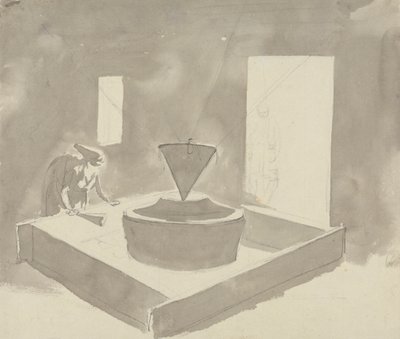 Eszközt kezelő nő (lisztmalom?) alkotó: Samuel Davis