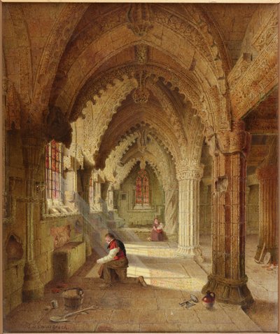 Rosslyn-kápolna, 1852 körül alkotó: Samuel Dukinfield Swarbreck