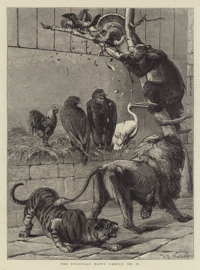 Az európai boldog család, No II alkotó: Samuel Edmund Waller
