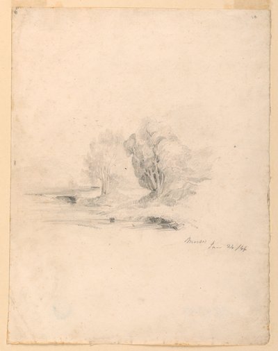 Brook and Trees alkotó: Samuel Finley Breese Morse