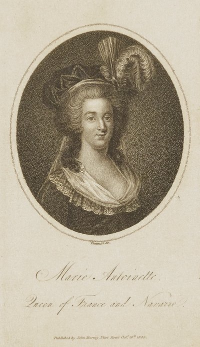 Marie Antoinette, Franciaország és Navarra királynője alkotó: Samuel Freeman