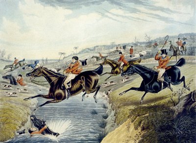 A Grand Leicestershire-i rókavadászat, 2. tábla, Charles Hunt gravírozása alkotó: Samuel Henry (after) Alken