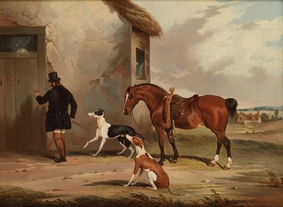 Menet: Visszatérő (olaj, vászon) alkotó: Samuel Henry Alken