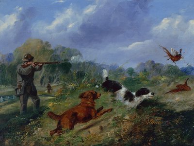 Fácánlövészet (olaj) alkotó: Samuel Henry Alken
