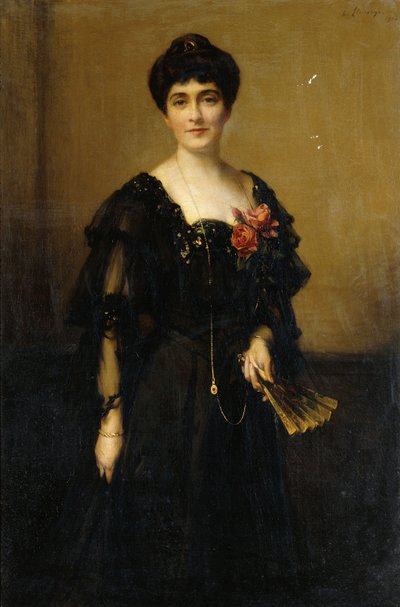 Frederick Ashton Johnson asszony portréja alkotó: Samuel Henry William Llewelyn