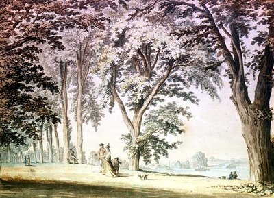 Fák a Temzénél, Hammersmithtel szemben alkotó: Samuel Hieronymous Grimm