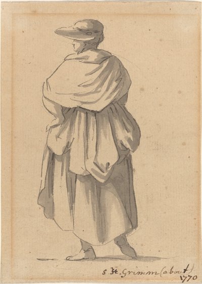 Parasztasszony alkotó: Samuel Hieronymus Grimm