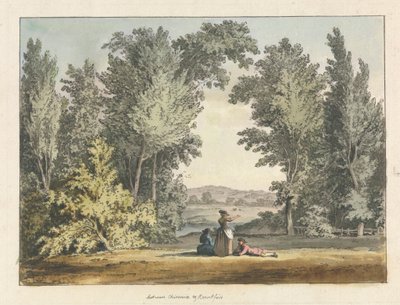 Chiswick és Brentford között alkotó: Samuel Hieronymus Grimm