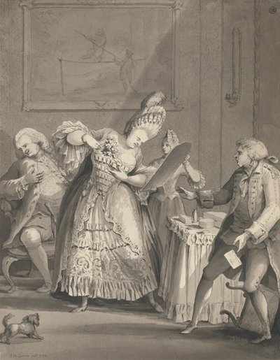 Az angol hölgy Párizsban alkotó: Samuel Hieronymus Grimm