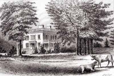 Hamilton Grange, a Régi New Yorkból, I. kötet, 1802 alkotó: Samuel Hollyer