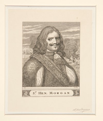 Sir Henry Morgan portréja alkotó: Samuel Hollyer