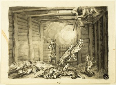Farkasvadászat Oroszországban alkotó: Samuel Howett