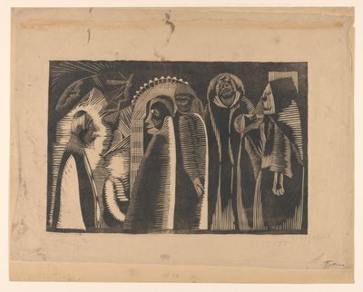 Fantasie (eredeti cím a tárgyon) alkotó: Samuel Jessurun de Mesquita (signed by artist)