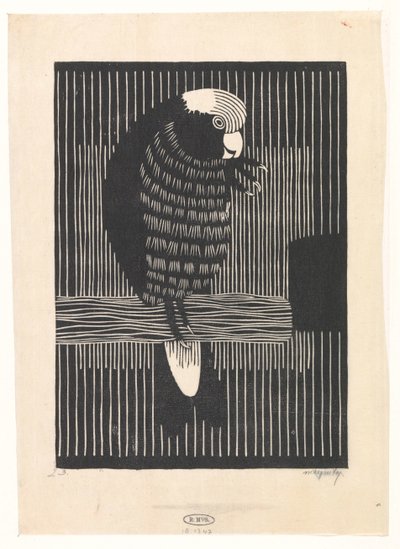 Rosékaketoe alkotó: Samuel Jessurun de Mesquita (signed by artist)