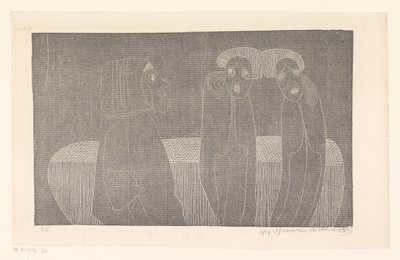 Sziámi ikrek alkotó: Samuel Jessurun de Mesquita (signed by artist)