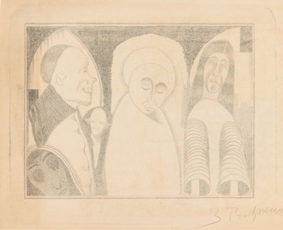 Fantázia: különféle figurák, a jobb szélső ujjakkal alkotó: Samuel Jessurun de Mesquita