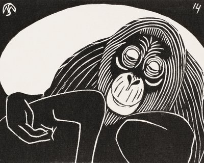 Orangután alkotó: Samuel Jessurun de Mesquita