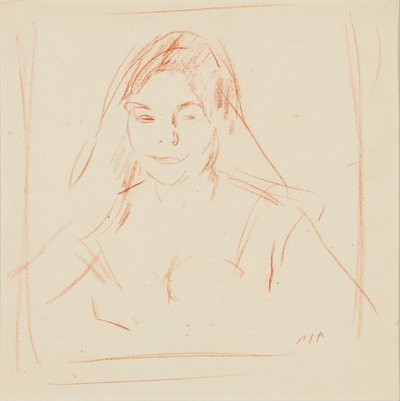 Lány fátyollal (sangvinikus) alkotó: Samuel John Peploe