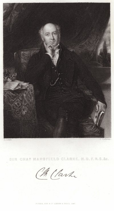 Sir Charles Mansfield Clarke portréja alkotó: Samuel Lane