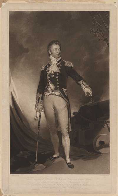 Sir Philip Bowes Vere Broke 1776-1841, 1816 alkotó: Samuel Lane