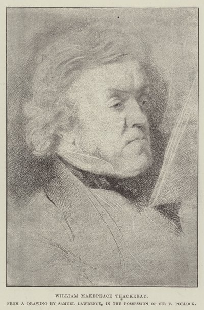 William Makepeace Thackeray alkotó: Samuel Lawrence