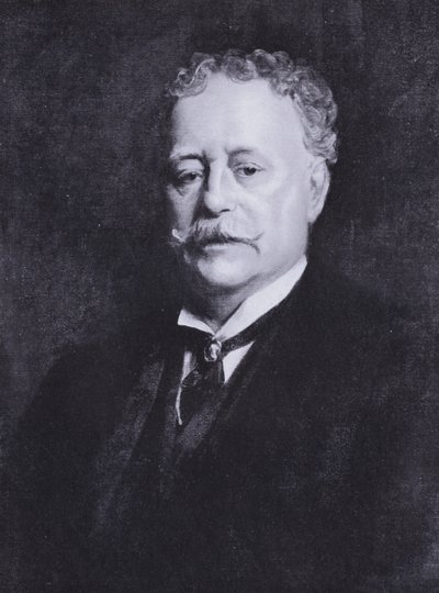 Henry Woods portréja (színes litó) alkotó: Samuel Luke (after) Fildes