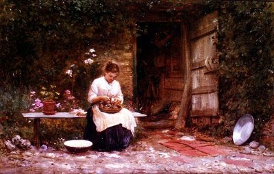 Burgonya hámozása alkotó: Samuel Luke Fildes