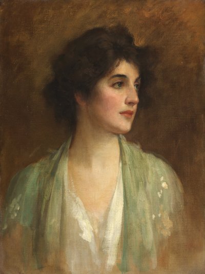 A zöld kendő alkotó: Samuel Luke Fildes