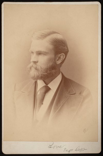 Azonosítatlan férfi portréja, 1876 és 1880 között. alkotó: Samuel Montague Fassett