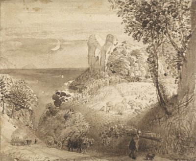 Lelkészi jelenet alkotó: Samuel Palmer