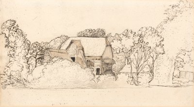 Egy ősi pajta Shorehamben alkotó: Samuel Palmer
