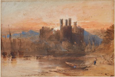 Caernarvon vára, Észak-Wales alkotó: Samuel Palmer